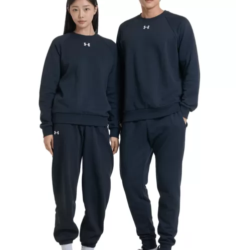 Under Armour Rival Fleece Crew - black