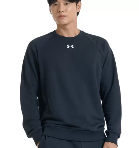 Under Armour Rival Fleece Crew - black