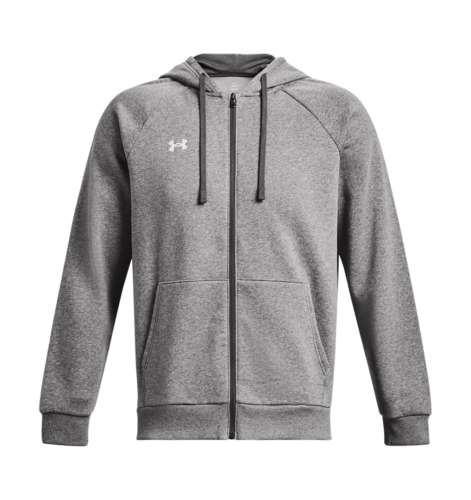 Preview: Under Armour Rival Fleece Fz Hoodie - castlerock light heather