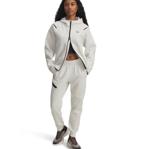 Preview: Under Armour Unstoppable Fleece Fz - summit white
