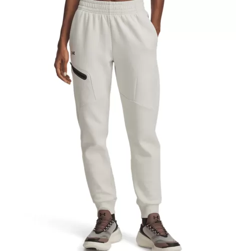 Under Armour Unstoppable Flc Jogger - summit white