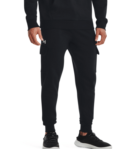Preview: Under Armour Rival Fleece Cargo Jogger - black