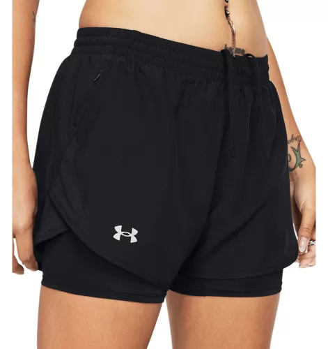 Under Armour Fly By 2-In-1 Shorts - black