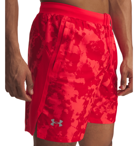 Preview: Under Armour Launch 7In Print Shorts - racer red