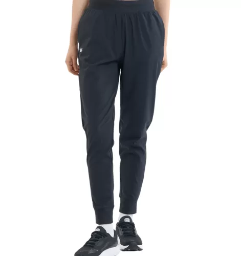 Under Armour Rival Hi Rise Woven Pant - black
