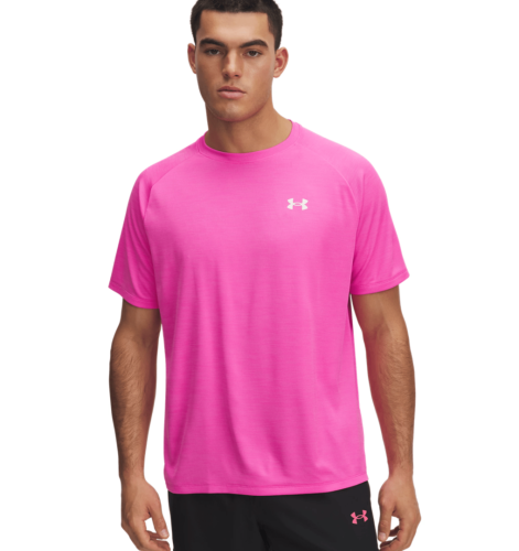 Preview: Under Armour Tech Textured Ss - rebel pink
