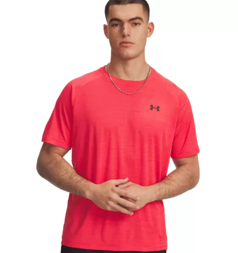 Under Armour Tech Textured Ss - racer red