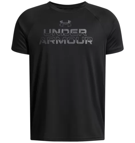 Under Armour Tech Split Wordmark Ss - black