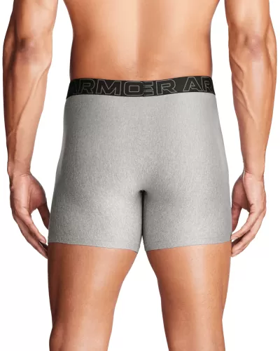 Under Armour Perf Tech - Solid 6 In 3Pk - steel