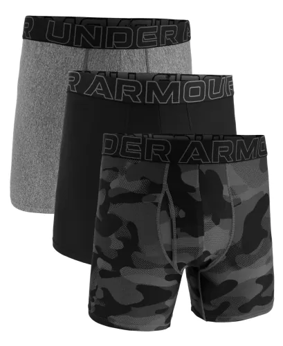 Under Armour Perf Tech - Print 6 In 3Pk - black
