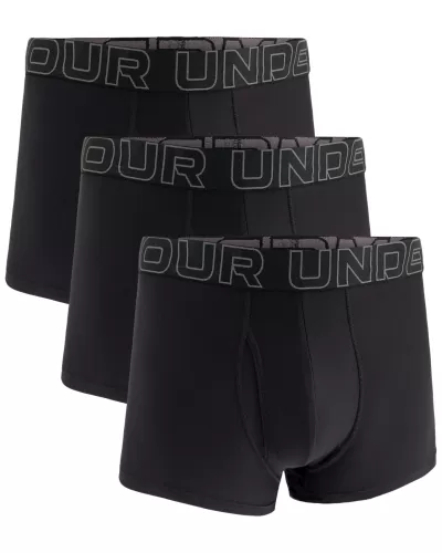 Under Armour Perf Tech - Solid 3 In 3Pk - black