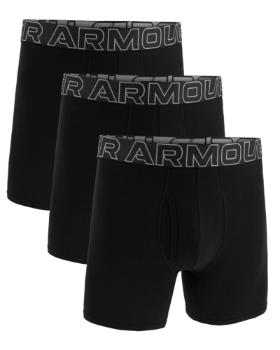 Preview: Under Armour Perf Cotton - Solid 6In 3Pk - black