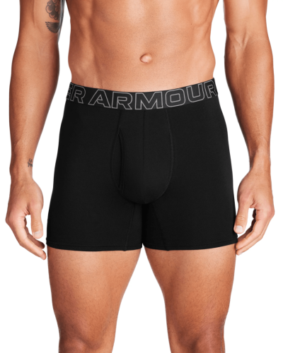 Preview: Under Armour Perf Cotton - Solid 6In 3Pk - black