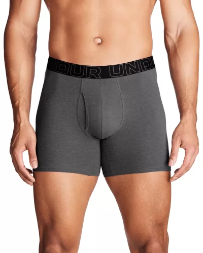 Under Armour Perf Cotton - Solid 6In 3Pk - castlerock