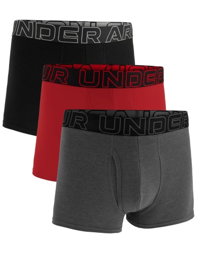 Preview: Under Armour Perf Cotton - Solid 3In 3Pk - castlerock