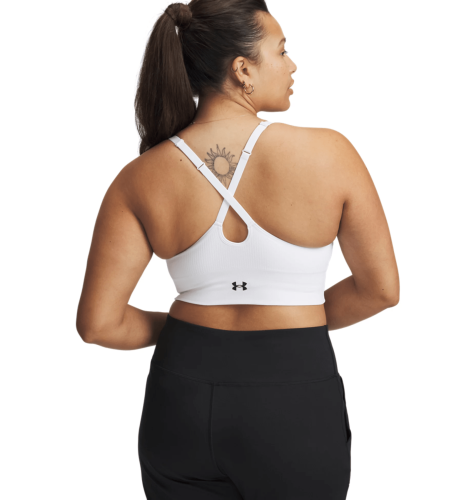 Under Armour Vanish Seamless Low Bra - white 