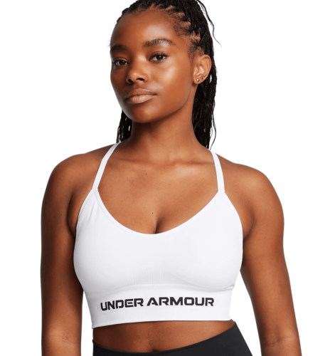 Under Armour Vanish Seamless Low Bra - white 