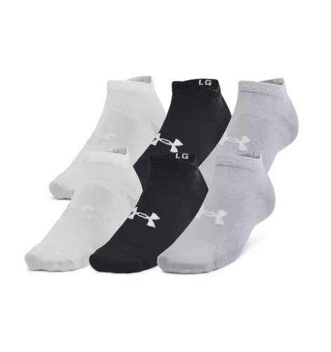 Under Armour Unisex Essential 6Pk Low - black 