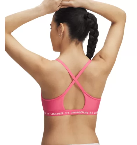 Under Armour Crossback Low Bra - super pink