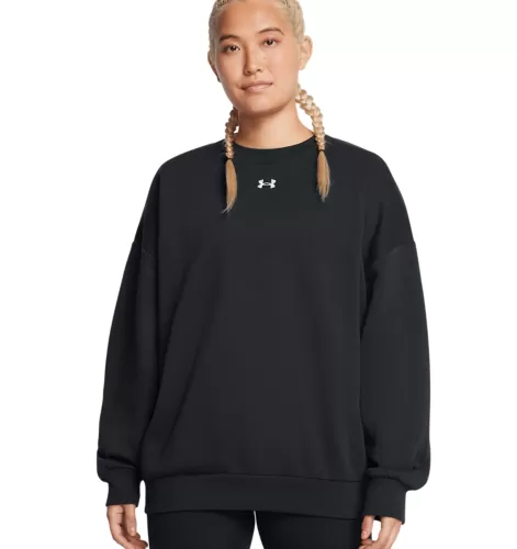 Under Armour Rival Fleece Os Crew - black