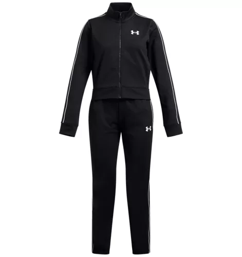 Under Armour Icon Knit Crop Tracksuit - black 