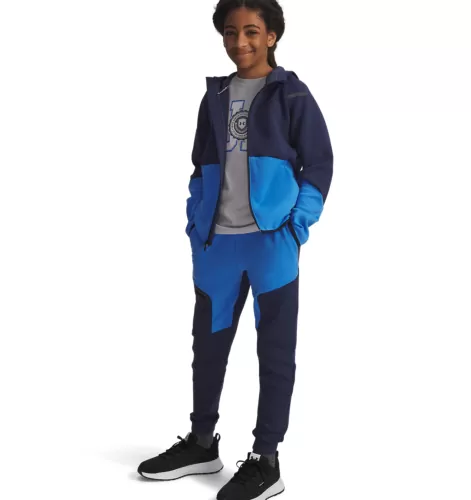 Under Armour B Unstoppable Flc Jogger - washed navy