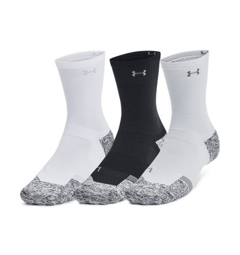 Preview: Under Armour Unisex Ad Pro 3Pk Mid - black 