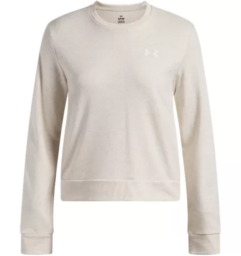 Under Armour Rival Terry Crew - oatmeal light heather
