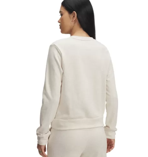 Under Armour Rival Terry Crew - oatmeal light heather