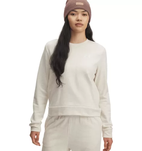 Under Armour Rival Terry Crew - oatmeal light heather