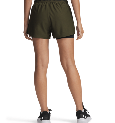 Preview: Under Armour Tech Play Up 2In1 Shorts - expedition green