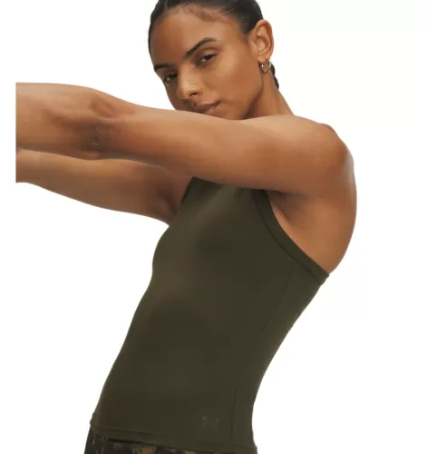 Under Armour Motion High Neck Tank - expedition green