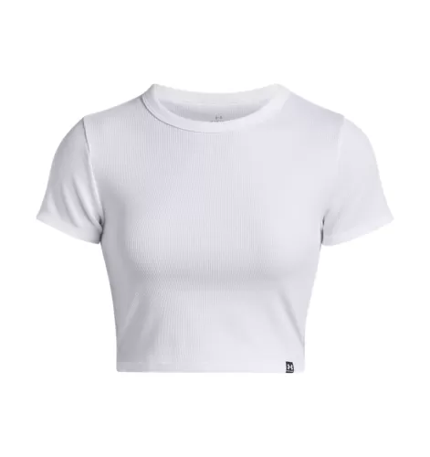 Under Armour Rival Rib Baby Tee - white