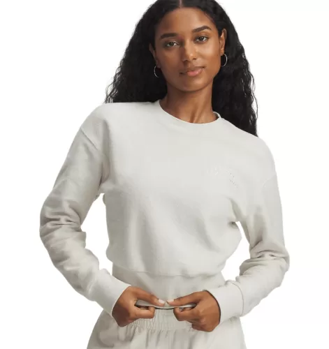 Under Armour Icon Terry Varsity Crew - summit white