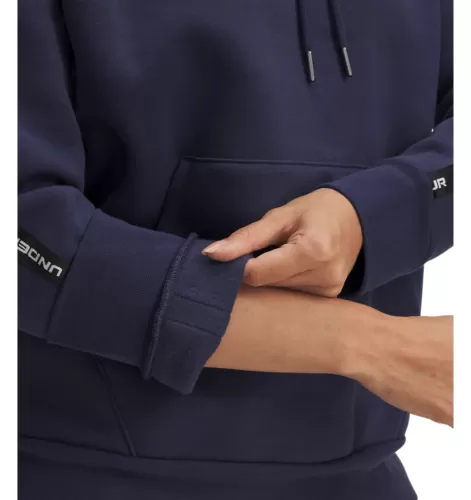 Under Armour Icon Fleece Taped Hdy - washed navy