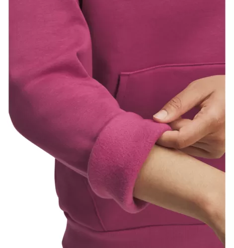 Under Armour Rival Flc Shimmer Hdy - fuchsia dusk