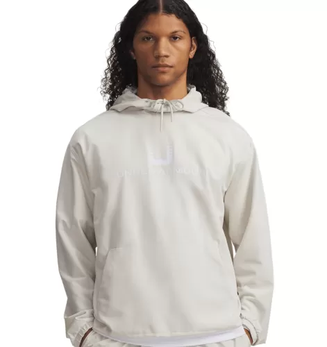 Under Armour Unstoppable Wvn Hoodie - summit white