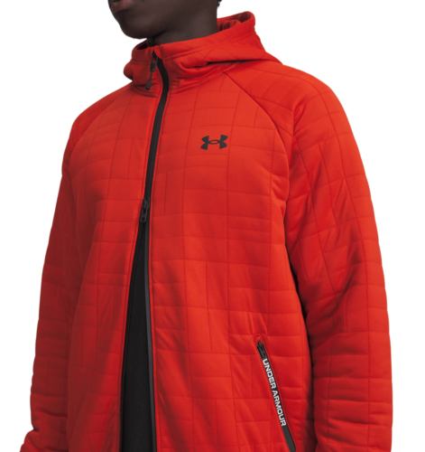 Preview: Under Armour Unstoppable Flc Txtr Fz - surplus orange