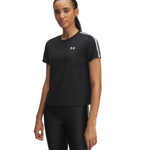 Preview: Under Armour Tech Wm Tape Ss - black
