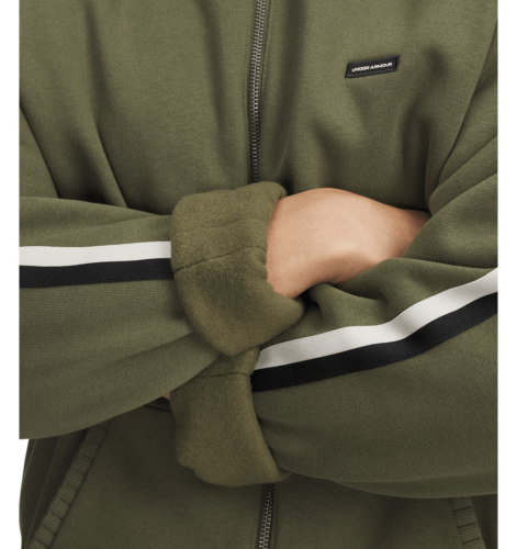 Preview: Under Armour Icon Heavy Rib Fz - marine od green