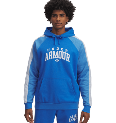 Preview: Under Armour Rival Flc Cb Hood - blue atlantis