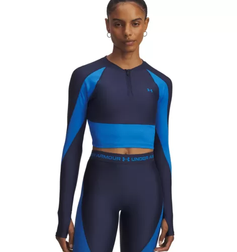 Under Armour Hg Rib 1/4 Zip - washed navy