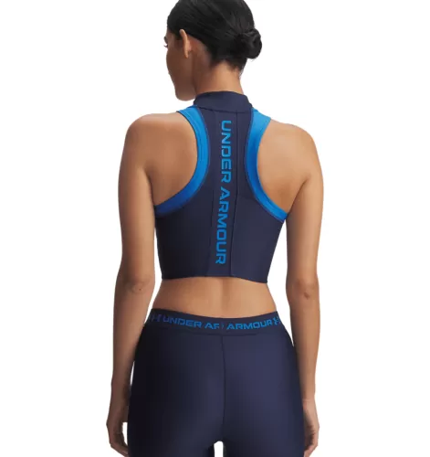 Under Armour Hg Rib Tank - washed navy