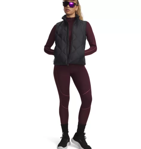 Under Armour Coldgear Novelty Legging - dark maroon