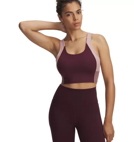Under Armour Meridian Colorblock Tank - maroon mist
