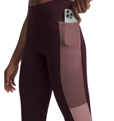 Under Armour Meridian Colorblock Ankle Lg - maroon mist