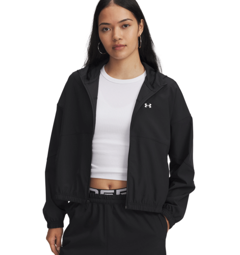 Preview: Under Armour Rival Woven Jkt Hd - black