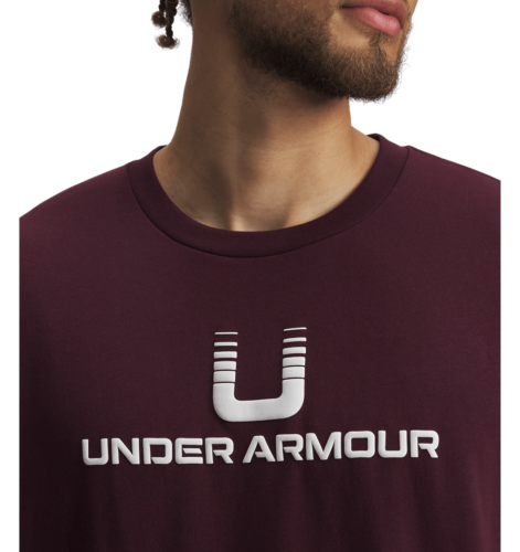 Preview: Under Armour Hwt U Logo Ss - dark maroon