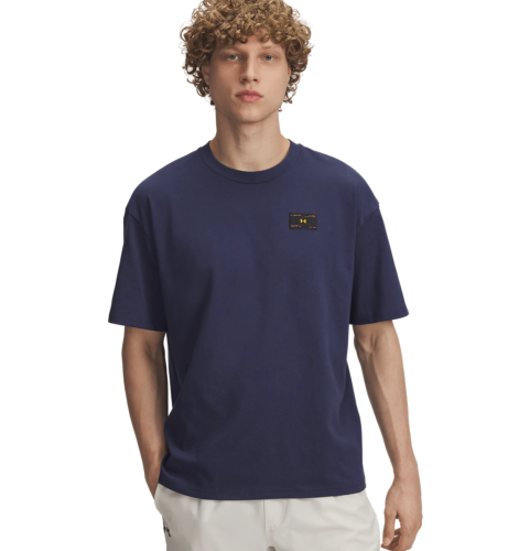 Preview: Under Armour Hwt Woven Label Ss - washed navy