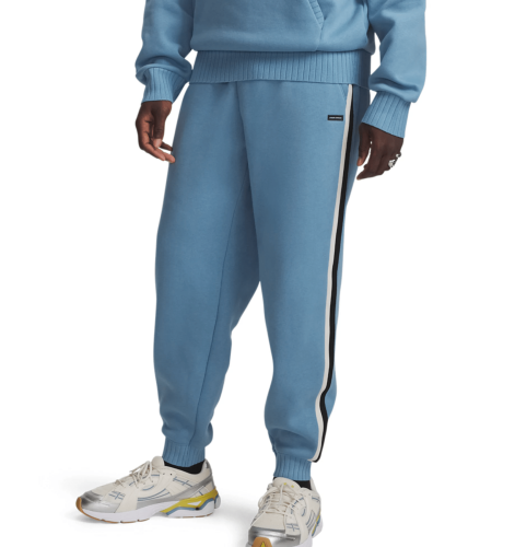 Preview: Under Armour Icon Heavy Rib Jogger - blue smoke